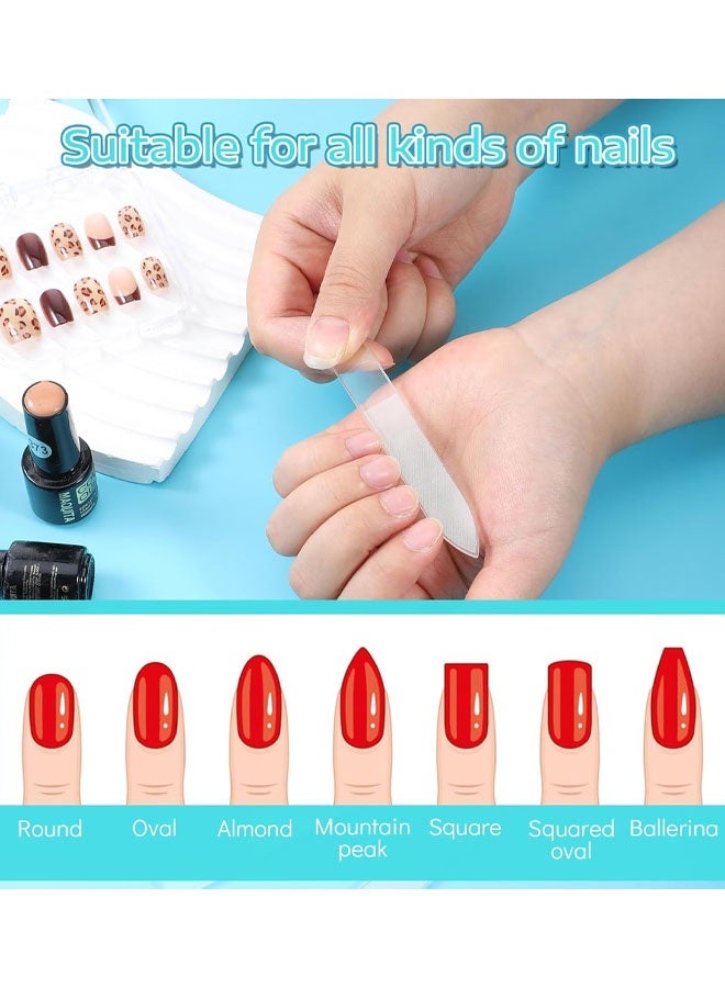 3 قطع من مبارد الأظافر الزجاجية النانوية فائقة النعومة للأظافر الطبيعية مع علبة واقية، لتلميع وتنعيم حواف الأظافر، مناسبة للحوامل والفتيات - Image 4